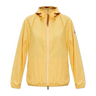 Moncler Rain Jackets, female, Yellow, Size: XL Fegeos Jacket