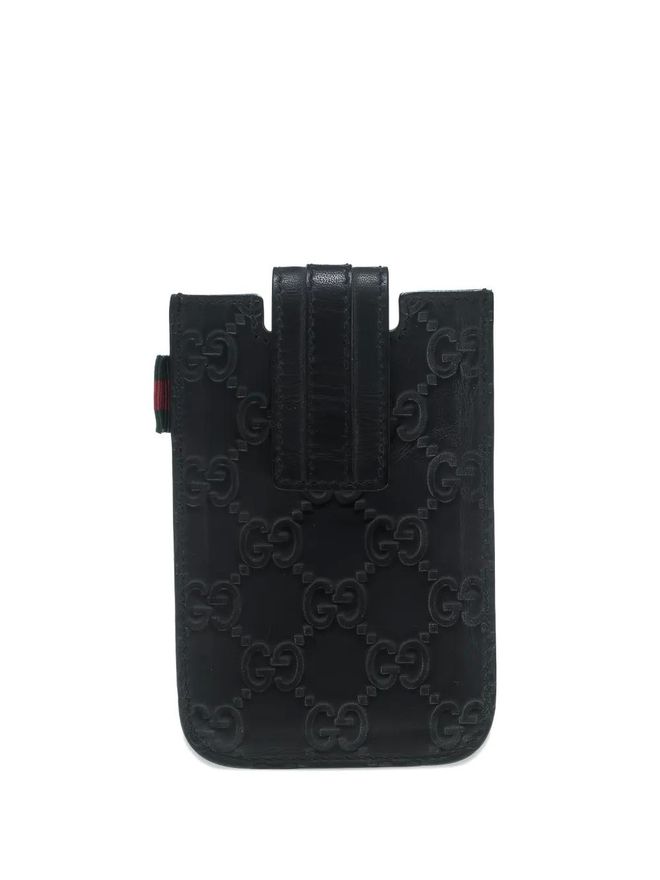 2023 Guccissima iPhone case - Black