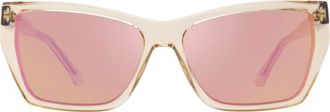 Isabel Marant Angular Acetate Sunglasses - Pink