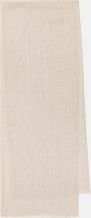 Brunello Cucinelli Cashmere and silk-blend scarf