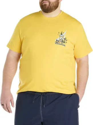 Nautica Big & Tall Getting Tipsy Graphic T-Shirt in Lemonchrome at Nordstrom, Size 2X Big