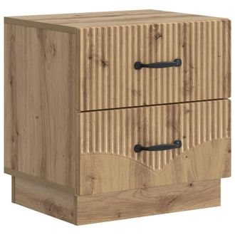 vidaXL Armario De Noche Con Caj&oacute;n Roble Artesanal 43 X 34,5 X 44,5 Cm Vidaxl