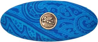 Etro Haarspeld met paisley medaillon - Blauw