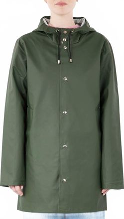 Stutterheim Unisex Stockholm Lightweight Rain Coat In Green