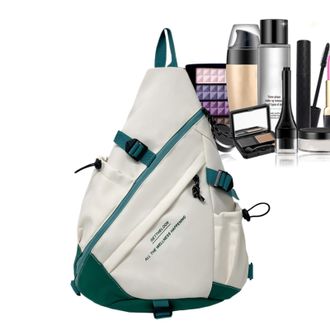 Generic Sling Bag - Casual Shoulder Bag for Travel Hiking Everyday Use | Compact Design with Zipper Pockets, Water Resistant Material, Comfortable Adjustable 