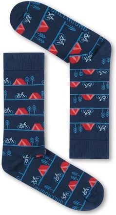 Greenbomb Bike Night Multifunktionssocken - Unisex | blau