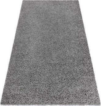RugsX Carpet soffi shaggy 5cm grey grey 140x190 cm