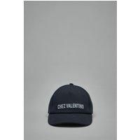 Valentino Cotton Baseball Cap with Embroidery