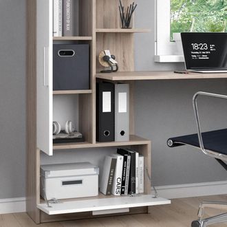 Vicco Escritorio Tomy, Sonoma/blanco, 150 X 59.3 Cm