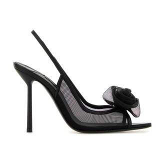 Le Silla High Heel Sandals, female, Black, Size: 7 1/2 US Rose Sandal