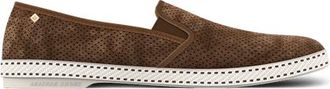 Rivieras Shoes Classic Suede Slip-On Loafer in Brown at Nordstrom, Size 45