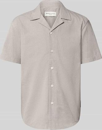 Tom Tailor Denim Relaxed Fit Freizeithemd aus reiner Baumwolle in Mittelgrau Melange, Gr&ouml;&szlig;e XXL