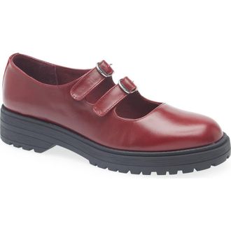 Steve Madden Alba Mary Jane Pump in Burg Leather at Nordstrom Rack, Size 8.5