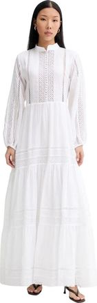 Ermanno Scervino Firenze Maxi Jurk - Dames - Maxi kleedjes - Wit - XS - Kleedjes