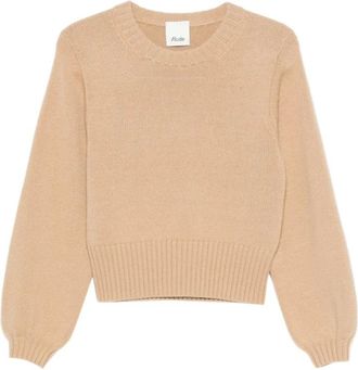 Allude Truien & Vesten, Dames, Beige, S, Cashmere Truien