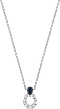 Bony Levy 18K 0.46 Ct. Tw. Diamond & Sapphire Necklace