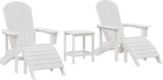 vidaXL vidaXL Garden Lounge Furniture 3 pcs Light Grey 38 x 38 x 46cm Plastic