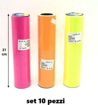 Trade Shop Trade Shop - Rotoli Etichette Adesive Colorate Per Macchina Prezzatrice Uso Negozio Prezzi