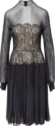Nina Ricci Haute Boutique Chiffon Jurk - 70s