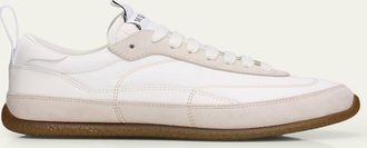 Alexander McQueen EC1 Mixed Leather and Nylon Low-Top Trainers