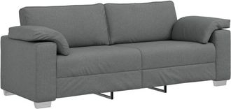 vidaXL Sofa Dark Grey 219 x 77 x 82 cm Fabric vidaXL