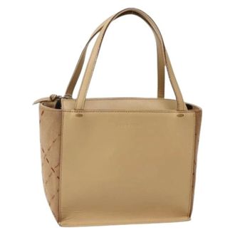 Burberry Pre-owned Handbags, female, Beige, Size: ONE SIZE Pre-owned Vintage Handbag