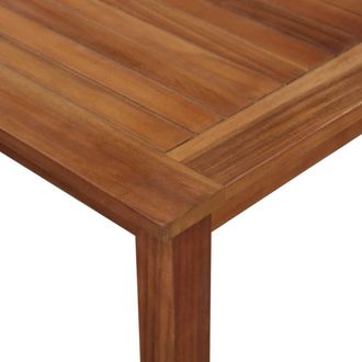 Berkfield Home Garden Table 150x90x74 cm Solid Acacia Wood in Brown | Size: 150 x 90 x 74 cm