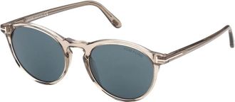Tom Ford Aurele Zonnebril - unisex - Zonnebrillen - Beige - 52 MM - Accessoires