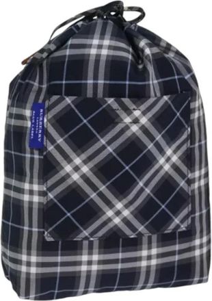 Burberry Pre-owned Nylon pouches - Dames - Vintage Tas - Blauw - ONE Size - Nylon - Vintage