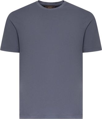 Zanone T-shirt met ronde hals - Heren - T-shirts - Blauw - 3XL - Katoen - Tops