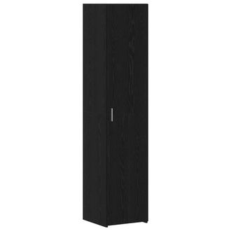 Berkfield Home Highboard Black Oak 40x42.5x185 cm Engineered Wood