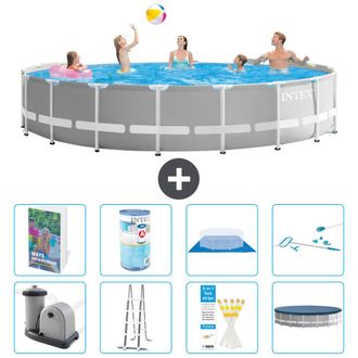 Intex Piscina Prism Frame Redonda - 549x122 Cm - 9-piezas S542