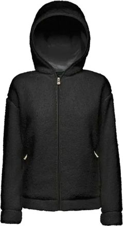 Geox Hoodies & sweatvesten, Dames, Zwart, M, Polyester, Sweater
