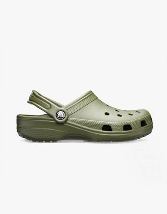 Crocs Womens Crocs 10001-309 CLASSIC Unisex Clogs Army Green - Size: MEN s uk 9 / women s uk 10