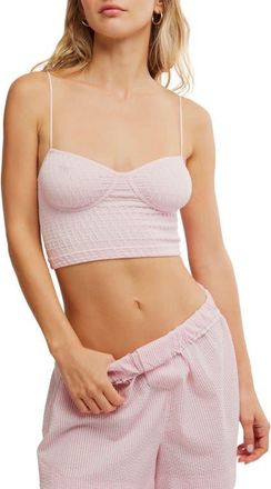 Free People Meet You Three Brami in Pink A Boo at Nordstrom, Size Medium