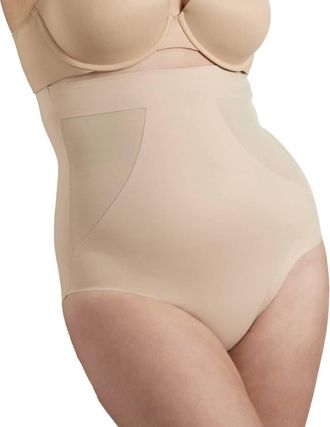 TC Fine Intimates Total Contour Hi-Waist Brief In Warm Beige