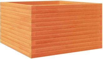 vidaXL Vidaxl - Garden Planter Wax Brown 80x80x46 cm Solid Wood Pine