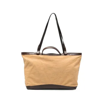 Dries Van Noten Leather-trimmed Tote Bag