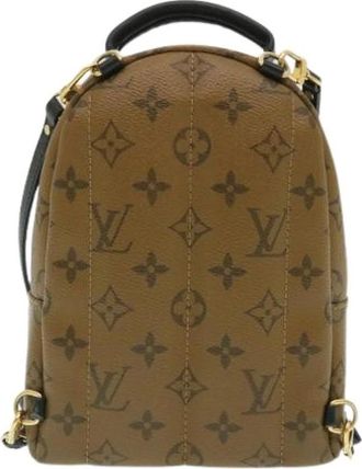Louis Vuitton Pre-owned Canvas Rugzak - Dames - Vintage Rugzakken - Bruin - ONE Size - Vintage