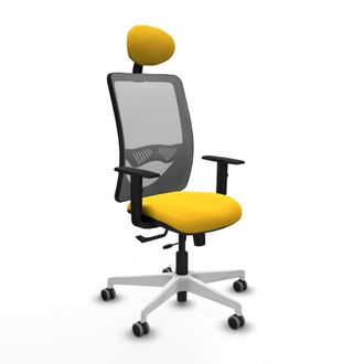 Piqueras y Crespo Silla De Oficina Piqueras Y Crespo Zulema Gris Cuero Sint&eacute;tico