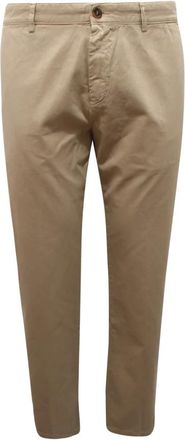 Mauro Grifoni Heren, Broeken, Beige, Maat: 2XL Katoen