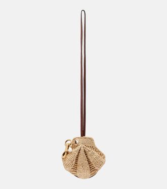 Chlo&eacute; Chlo&eacute; Borsa Shell a spalla in rafia