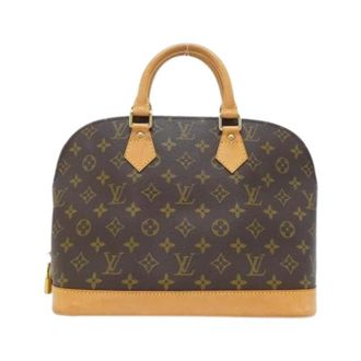 Louis Vuitton Pre-owned Handbags, female, Brown, Size: ONE SIZE Pre-owned Monogram Canvas Handbag
