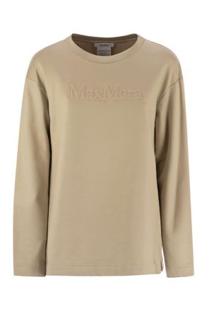Max Mara Berma - Zijden en Katoenen Sweatshirt
