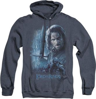 Gildan Lord Of The Rings King In The Making Adult Heather Hoodie / Hooded Sweatshirt