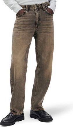 Rag & Bone Fit 4 Authentic Rigid Infuse Straight Leg Jeans in Jade Grey at Nordstrom Rack, Size 31 X 32