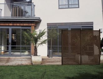 Nortene Nortene - Panel Decorativo Pp 25 Mm Privat 1x2 M Oxido
