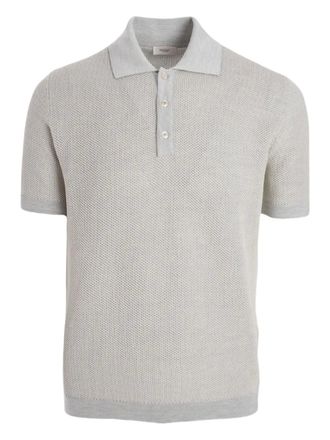 Agnona knit polo shirt - Grey