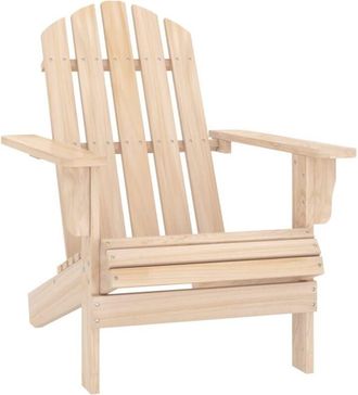 vidaXL Garden Adirondack Chair Solid Fir Wood vidaXL