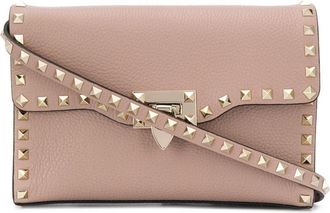 Valentino Garavani Pink Rockstud Small Shoulder Bag